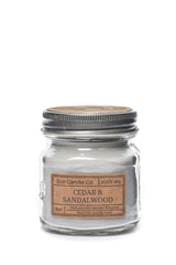 8oz mason CEDAR & SANDALWOOD