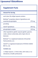 Liposomal Glutathione Capsules, 30ct