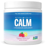 Calm Magnesium Powder, Raspberry-Lemon 8oz