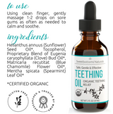 Organic Teething Oil for Immediate Relief