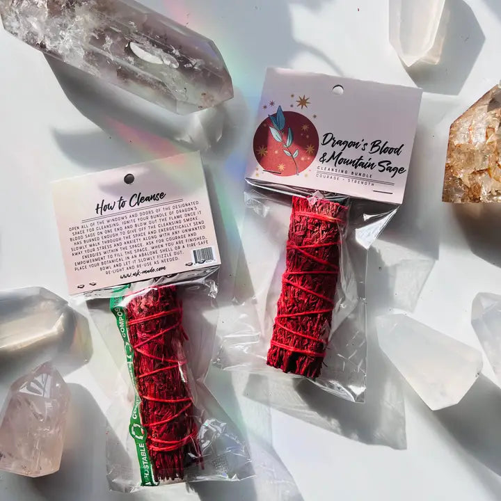 Smudge, Dragon's Blood Sage Cleansing Bundle