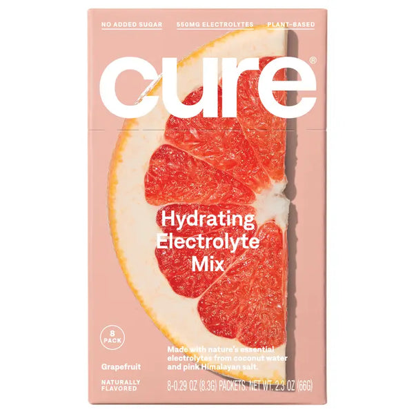 Cure Hydrating Electrolyte Mix, Grapefruit 8pk.