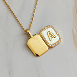 Ellison Young, Initial Open Locket Pendant Necklace