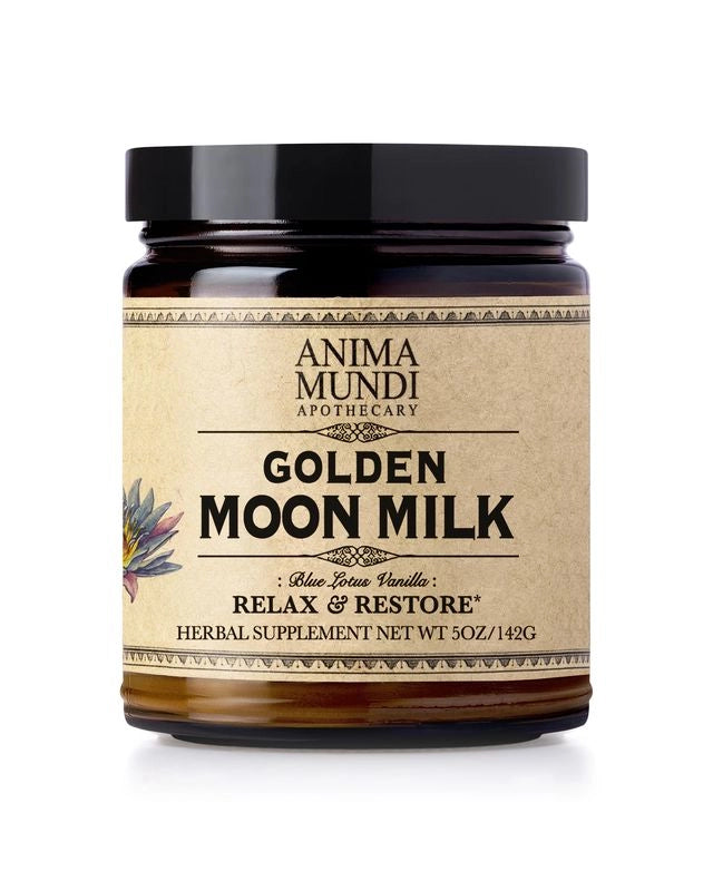 Golden Moon Milk with Blue Lotus & Vanilla