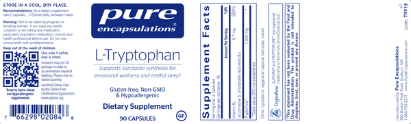 L-Tryptophan, 90 ct.