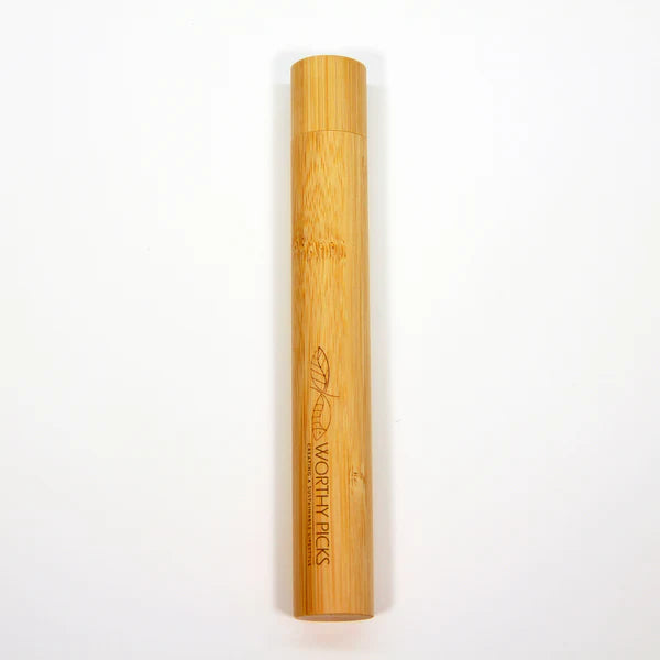Bamboo Toothbrush Case, Large