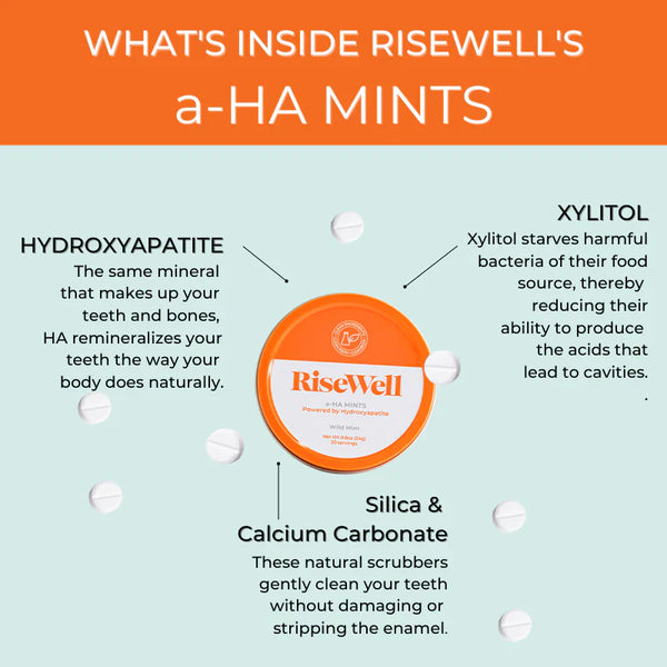 RiseWell a-HA Mints Powered by Hydroxyapatite
