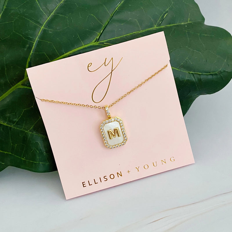 Ellison Young, Initial Open Locket Pendant Necklace