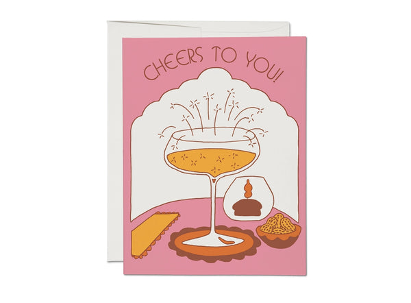 Cheers to You Greeting Card