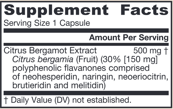 Citrus Bergamot Capsules, 60ct