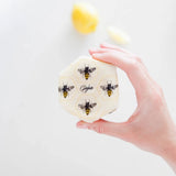 Beeswax Food Wraps: Honeybees Set of 3