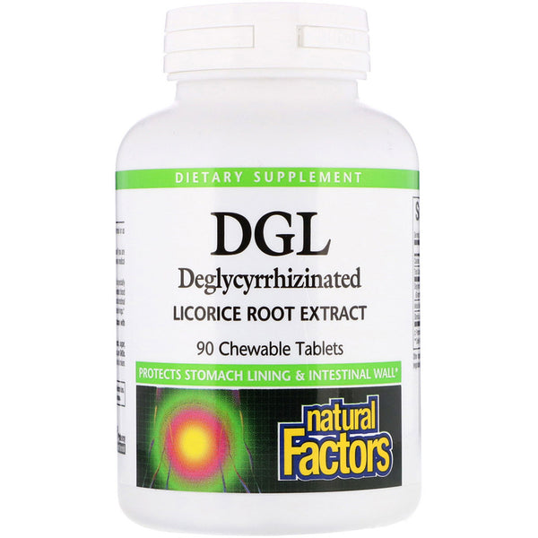 Deglycyrrhizinated Licorice Root Extract Chewable Tablets, 180ct